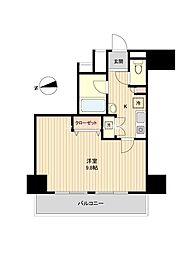 ラクラス新御徒町 1Kの間取図画像