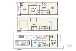 葛飾区白鳥2丁目 一戸建て 2SLDKの間取り
