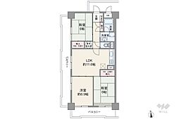 間取図画像 3LDK