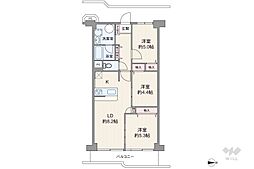 間取図画像 3LDK