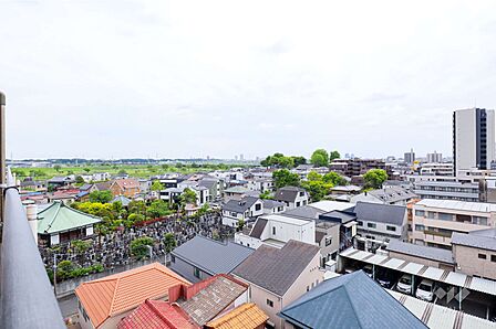 バルコニーからの眺め（南東方向）［2026年4月24日撮影］