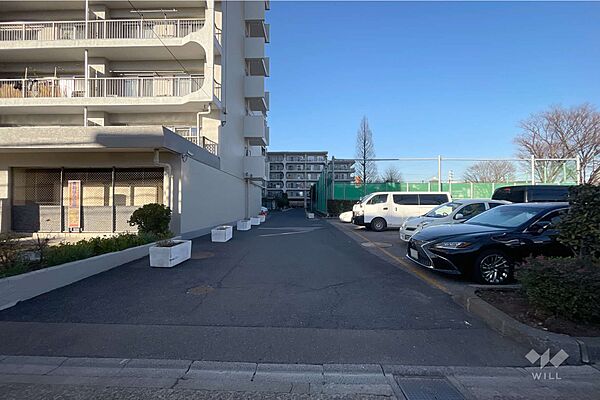 駐車場の出入り口