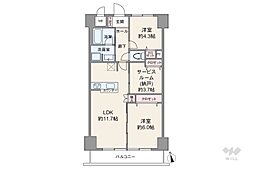 間取図画像 3LDK