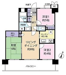 間取図画像 3LDK