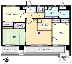 間取図画像 2SLDK