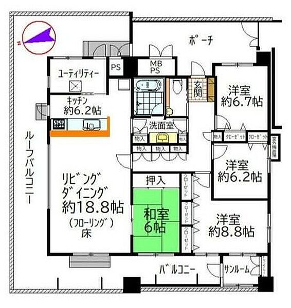 間取り：316000017442