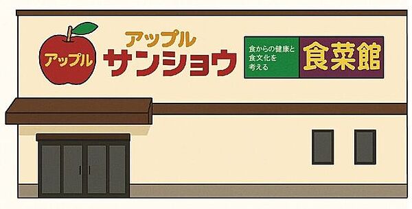 アップルサンショウ食菜館新根塚町店 490m