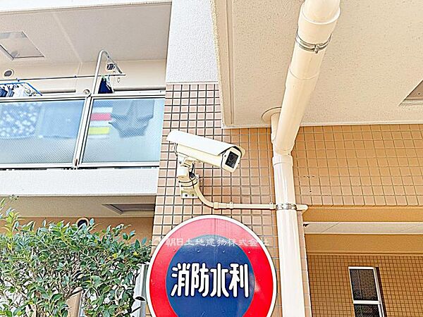防犯カメラ付きですので、セキュリティ面で安心です。