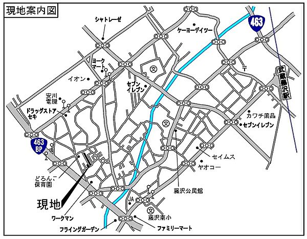 現地案内図