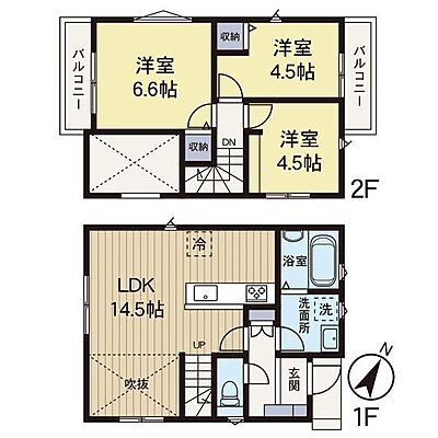 間取り 入間市扇台6丁目