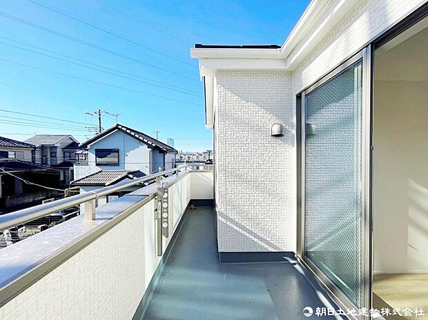 洗濯物がよく乾くバルコニー