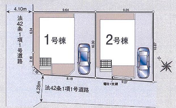 【区画】区画の配置が分かる区画図です。敷地の大きさや位置関係を把握しやすく、比較検討に役立ちます。
