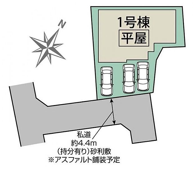 【区画】区画の配置が分かる区画図です。敷地の大きさや位置関係を把握しやすく、比較検討に役立ちます。