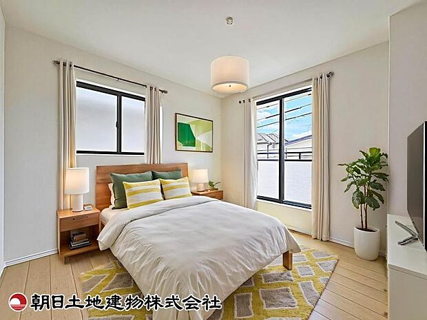 【居室】家具を配置したCGイメージ居室です。部屋の広さや使い方を想像しやすく、生活シーンをイメージできます。(家具等はCG加工です)