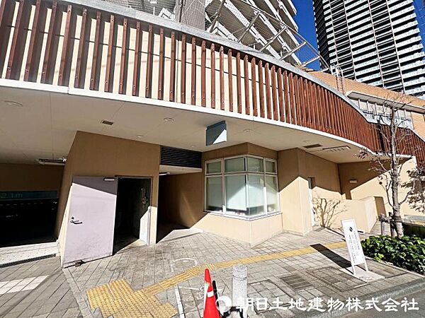 駐車場への入り口です。
