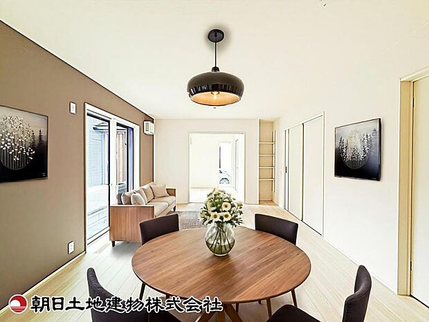 1階に居室がある間取りです。リビングと繋げて約20帖の更に広いリビングとしても利用できます。
