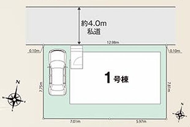 【区画】区画の配置が分かる区画図です。敷地の大きさや位置関係を把握しやすく、比較検討に役立ちます。