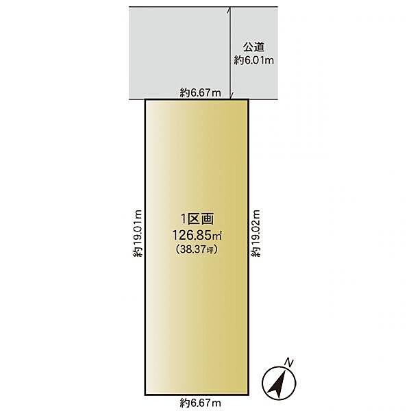 【区画】区画の配置が分かる区画図です。敷地の大きさや位置関係を把握しやすく、比較検討に役立ちます。