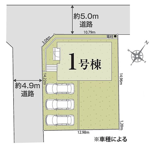区画の配置が分かる区画図です。敷地の大きさや位置関係を把握しやすく、比較検討に役立ちます。