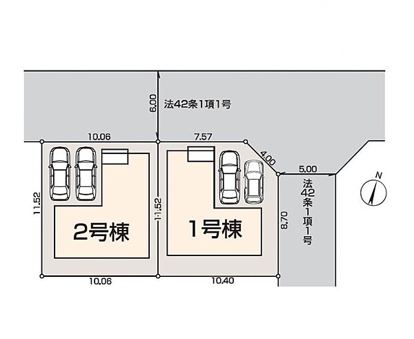 【区画】敷地ごとの区画が分かる区画図です。位置関係や広さの違いを確認でき、住まい選びの参考になります。
