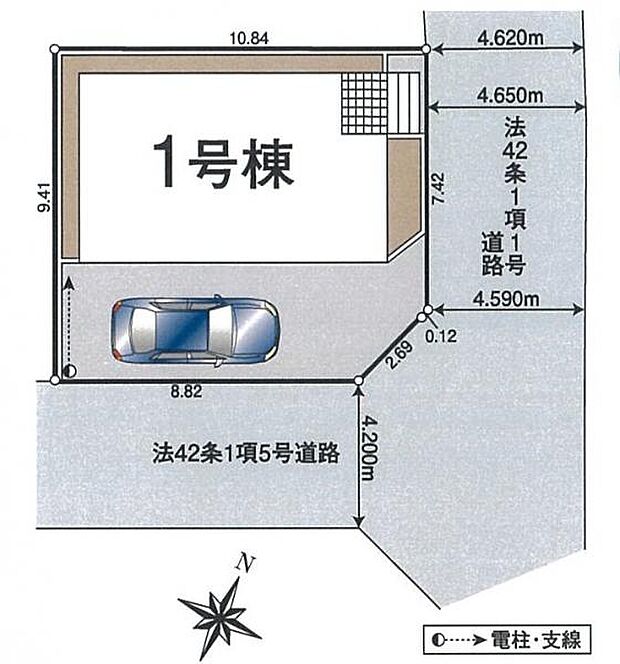 【区画】区画の配置が分かる区画図です。敷地の大きさや位置関係を把握しやすく、比較検討に役立ちます。