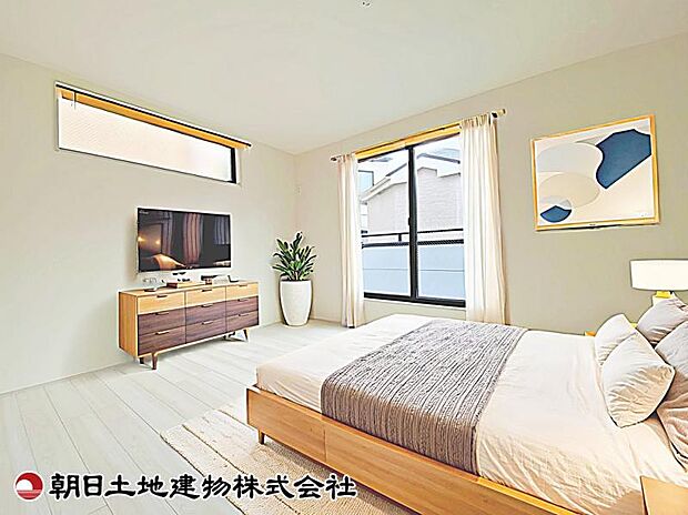 【居室】部屋の広さや使い方を想像しやすく、生活シーンをイメージできます。(家具等はCG加工です)