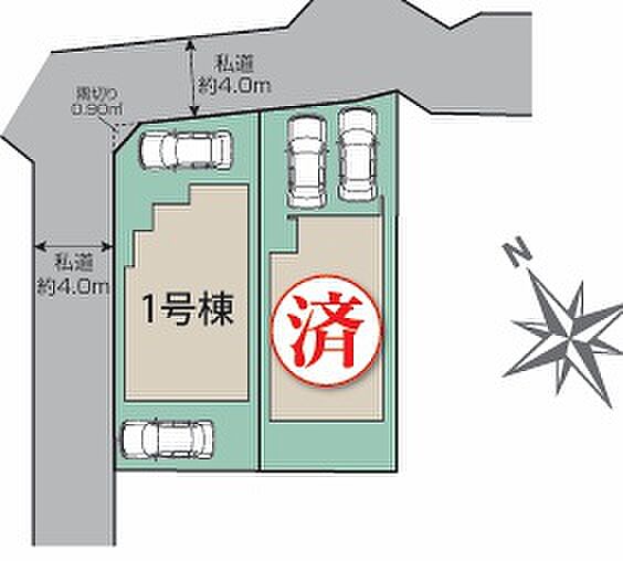 【区画】区画の配置が分かる区画図です。敷地の大きさや位置関係を把握しやすく、比較検討に役立ちます。