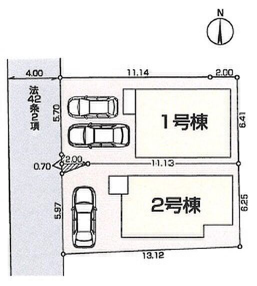 【区画】区画の配置が分かる区画図です。敷地の大きさや位置関係を把握しやすく、比較検討に役立ちます。