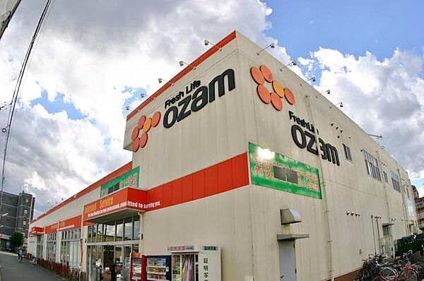 スーパーオザム美住町店まで徒歩12分899ｍ！毎日のお買い物も気軽に行けて、家事効率が高まり時間にゆとりが生まれます。