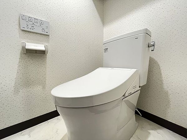 温水洗浄便座のおトイレです！