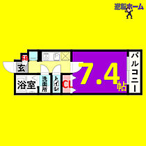 リブリ・an  ｜ 愛知県名古屋市北区下飯田町2丁目（賃貸アパート1K・3階・26.08㎡） その2