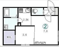 REN　FAULT栄通(レンフォルト) 1階1LDKの間取り