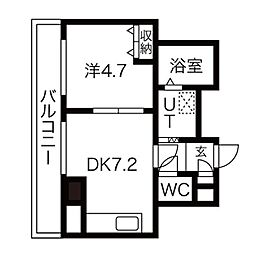 間取図画像 1LDK