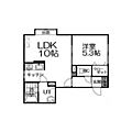 リバーウォーク菊水4階4.6万円
