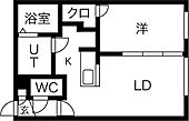 札幌市豊平区西岡五条1丁目 4階建 築8年のイメージ