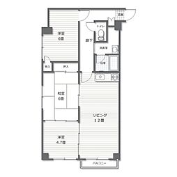 エルカミノ平岸 3LDKの間取図画像
