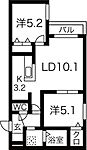 札幌市豊平区月寒東二条5丁目 4階建 築4年のイメージ