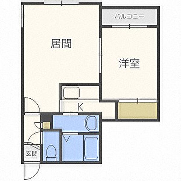 同じ建物の物件間取り写真 - ID:201022439746