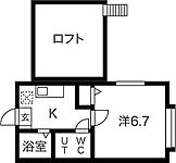 札幌市豊平区中の島一条4丁目 2階建 築19年のイメージ