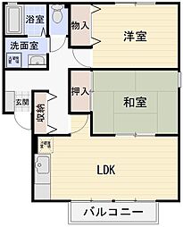 ドリーム 2LDKの間取図画像