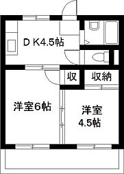 間取図画像 2DK