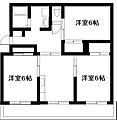 大淀ハイツ2階5.0万円