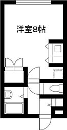ステージドア ワンルームの間取図画像