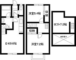 エレガンス小戸 2LDKの間取図画像