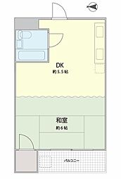 間取図画像 1DK