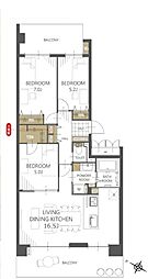 間取図画像 3LDK