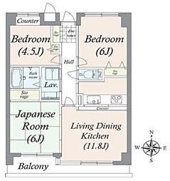 間取図画像 3LDK