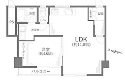 コンバイン新杉田 1LDKの間取図画像