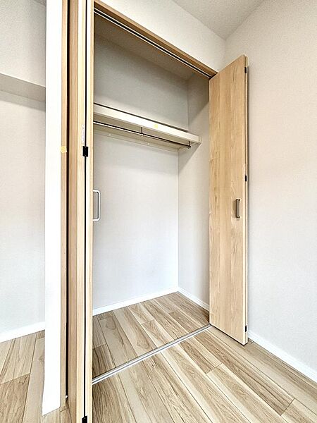 たっぷり収納で、お部屋を広く使えます