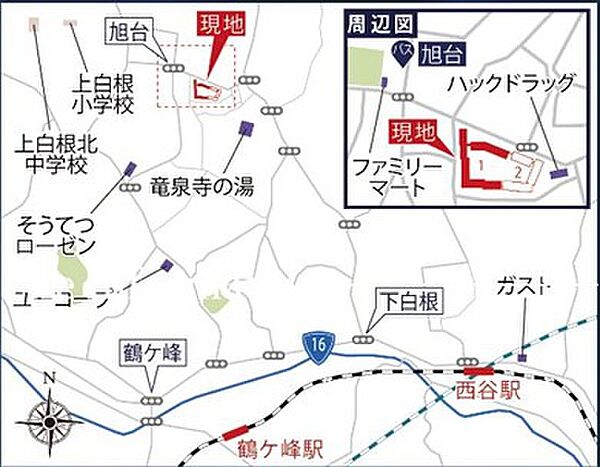 地図を拡大表示